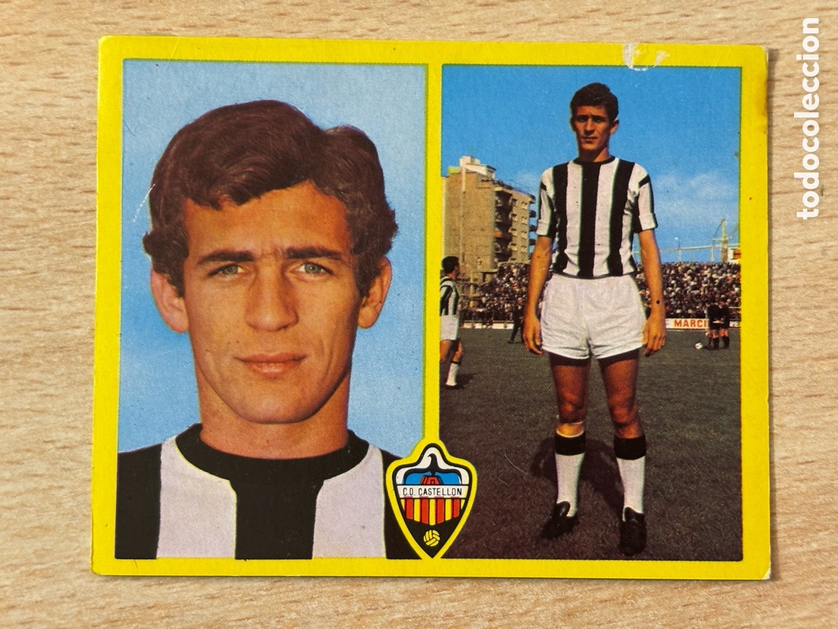 Cromos de F&uacute;tbol: Demetrio CD Castell&oacute;n Ediciones Este 72 73 recuperado en buen estado