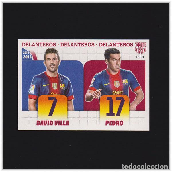 Cromos de F&uacute;tbol: COLECCI&Oacute;N OFICIAL BARCELONA 2012 2013 12 13 PANINI DAVID VILLA PEDRO 24 ALBUM LIGA BAR&Ccedil;A