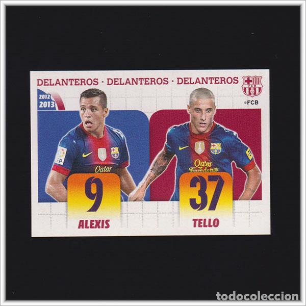 Cromos de F&uacute;tbol: COLECCI&Oacute;N OFICIAL BARCELONA 2012 2013 12 13 PANINI ALEXIS SANCHEZ TELLO 23 ALBUM LIGA BAR&Ccedil;A