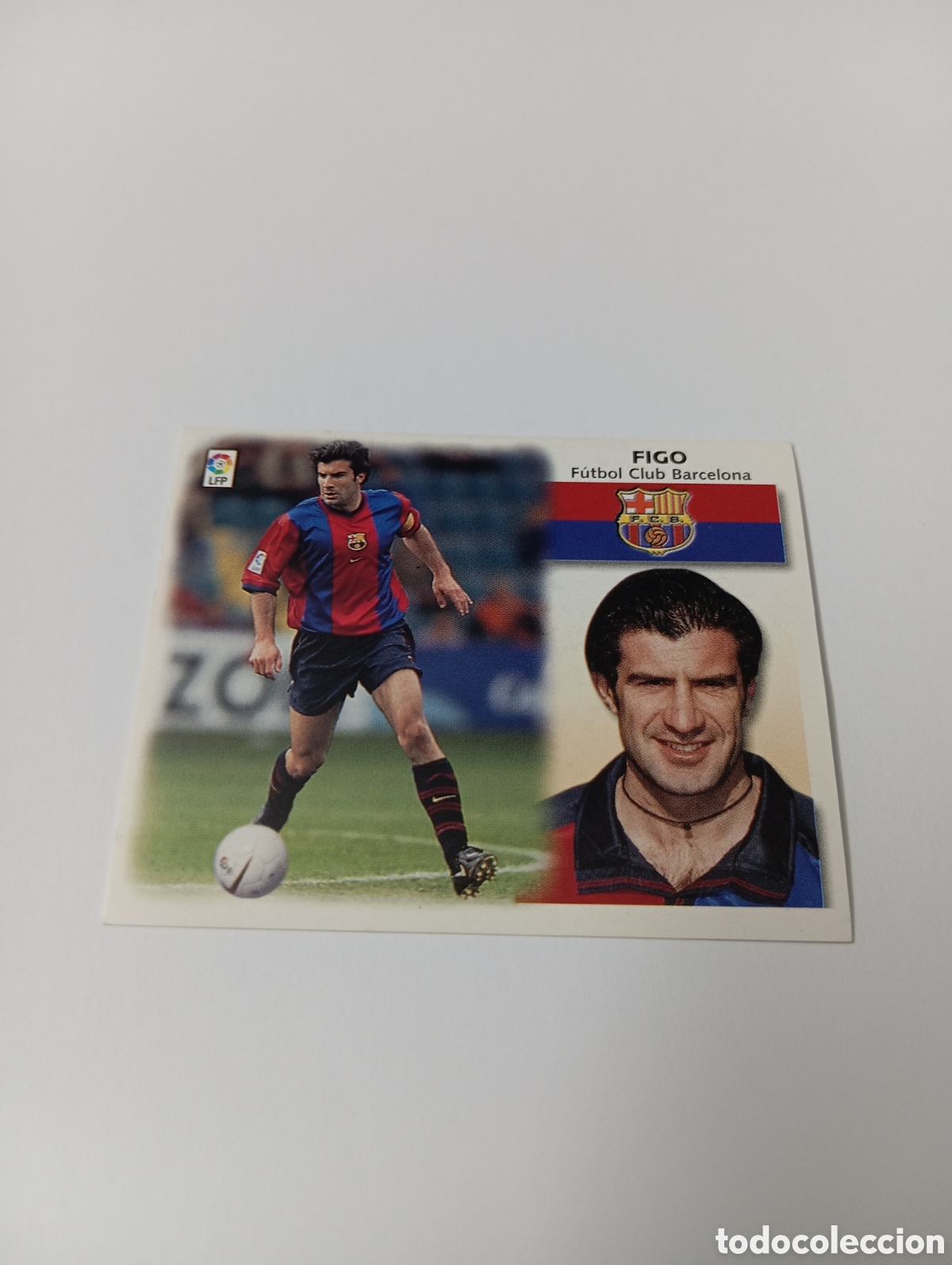 Cromos de F&uacute;tbol: FIGO Barcelona LIGA ESTE 1999 2000 PANINI 99 00 NUEVO SIN PEGAR
