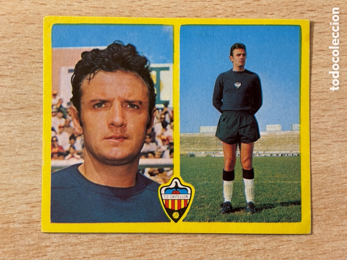 Cromos de F&uacute;tbol: Araquistain CD Castell&oacute;n Ediciones Este 72 73 recuperado en buen estado
