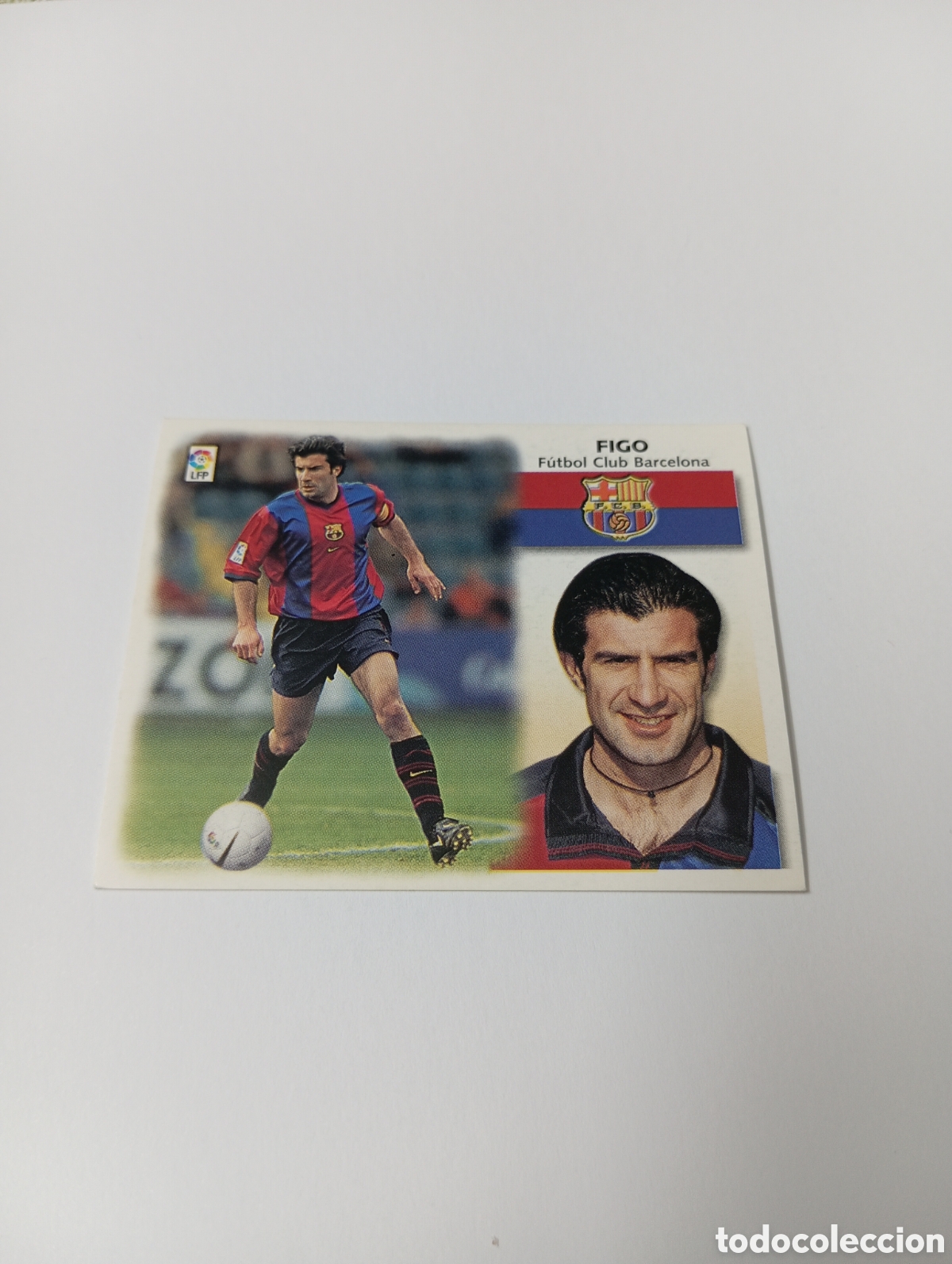 Cromos de F&uacute;tbol: FIGO Barcelona LIGA ESTE 1999 2000 PANINI 99 00 NUEVO SIN PEGAR