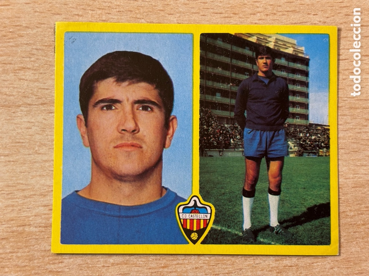 Cromos de F&uacute;tbol: Mendieta CD Castell&oacute;n Ediciones Este 72 73 recuperado en buen estado