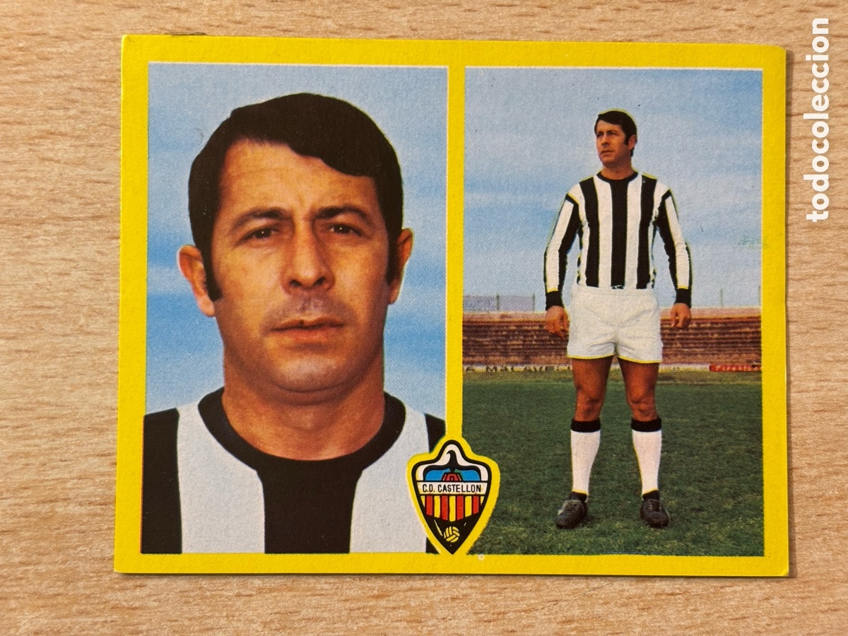 Cromos de F&uacute;tbol: Cela CD Castell&oacute;n Ediciones Este 72 73 recuperado en buen estado