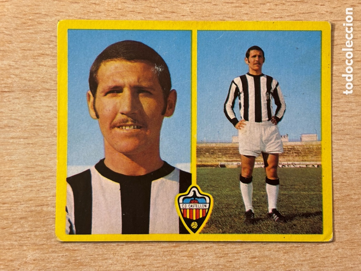 Cromos de F&uacute;tbol: Figueirido CD Castell&oacute;n Ediciones Este 72 73 recuperado en buen estado