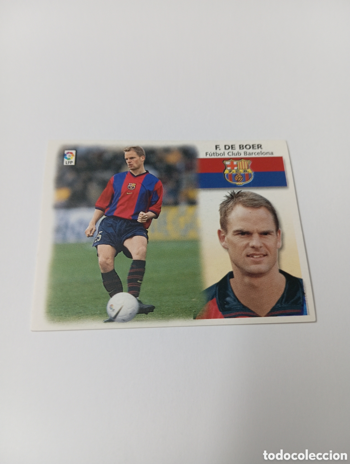 Cromos de F&uacute;tbol: FRANK DE BOER Barcelona LIGA ESTE 1999 2000 PANINI 99 00 NUEVO SIN PEGAR