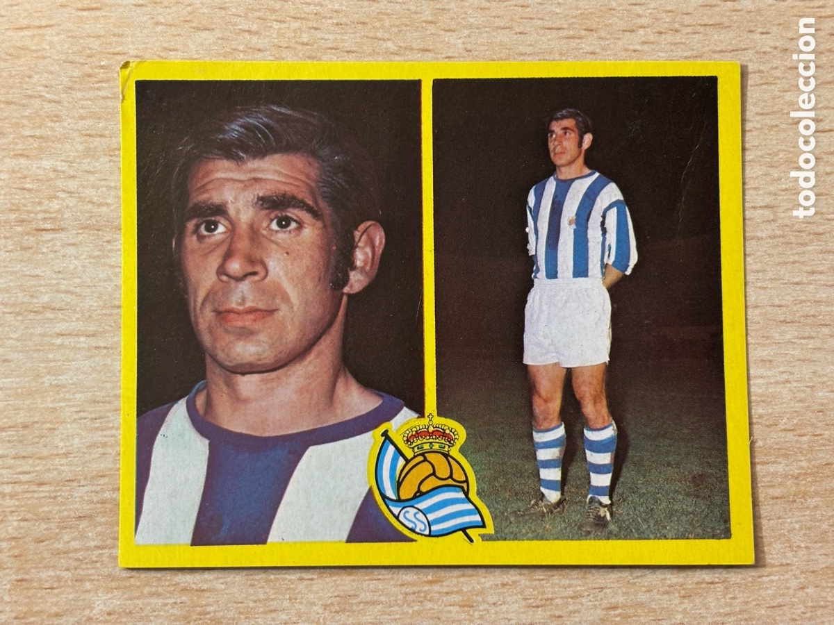 Cromos de F&uacute;tbol: Ansola Real Sociedad Ediciones Este 72 73 recuperado en buen estado