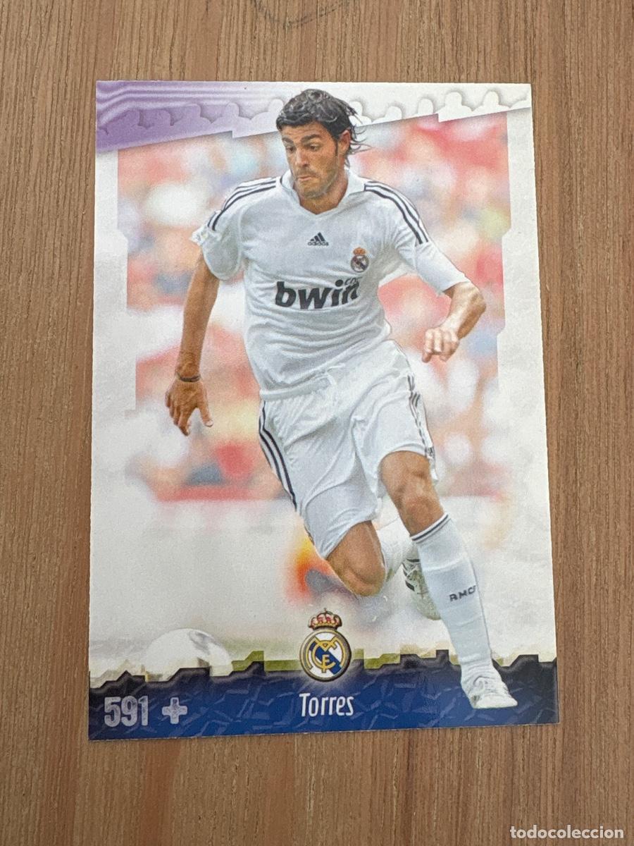 Cromos de F&uacute;tbol: 19. CROMO MUNDICROMO FICHAS LIGA 2009 ROOKIE CARD TORRES N 591 REAL MADRID 2008-09 08-09