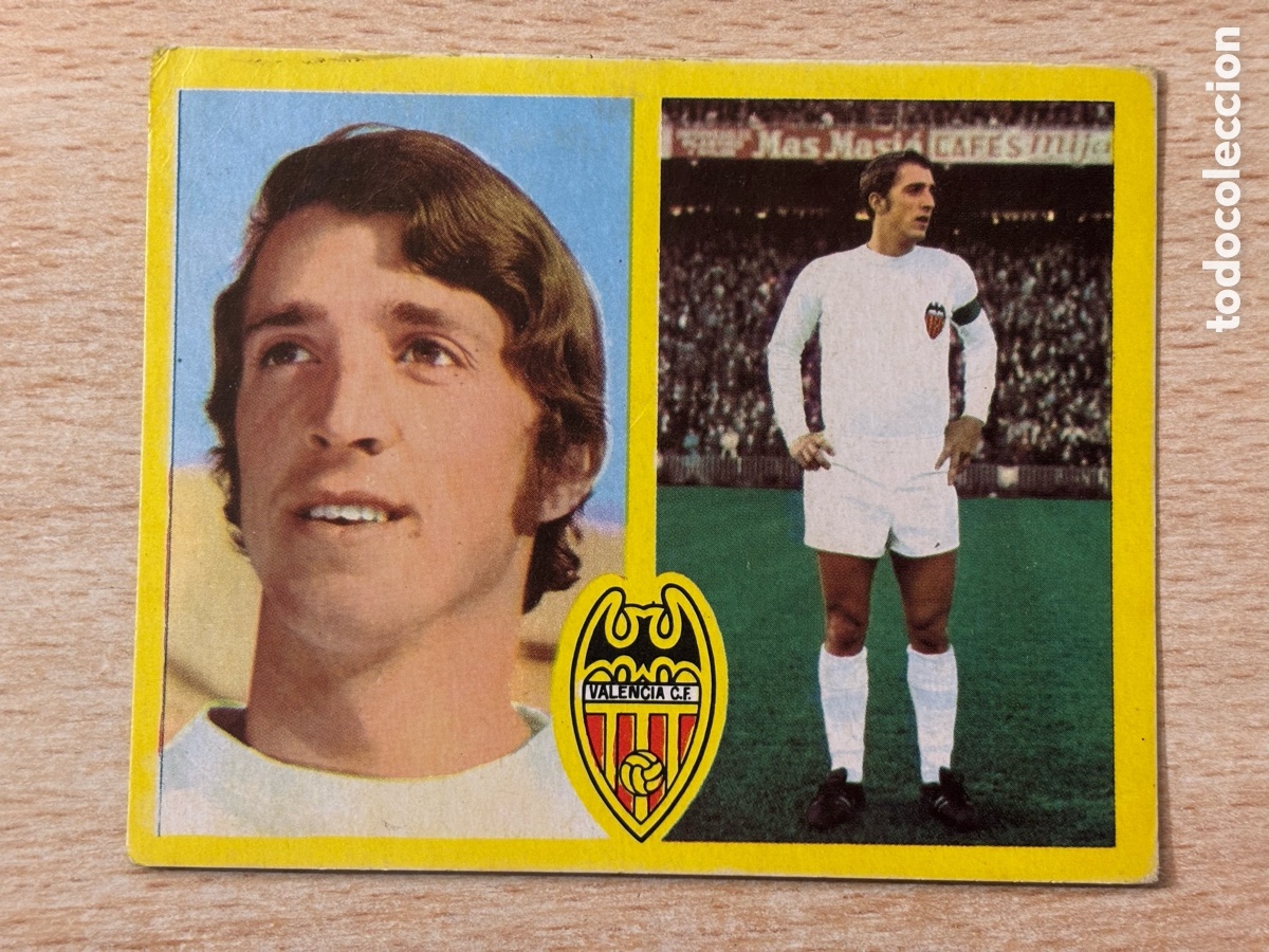 Cromos de F&uacute;tbol: Sol Valencia CF Ediciones Este 72 73 recuperado en buen estado