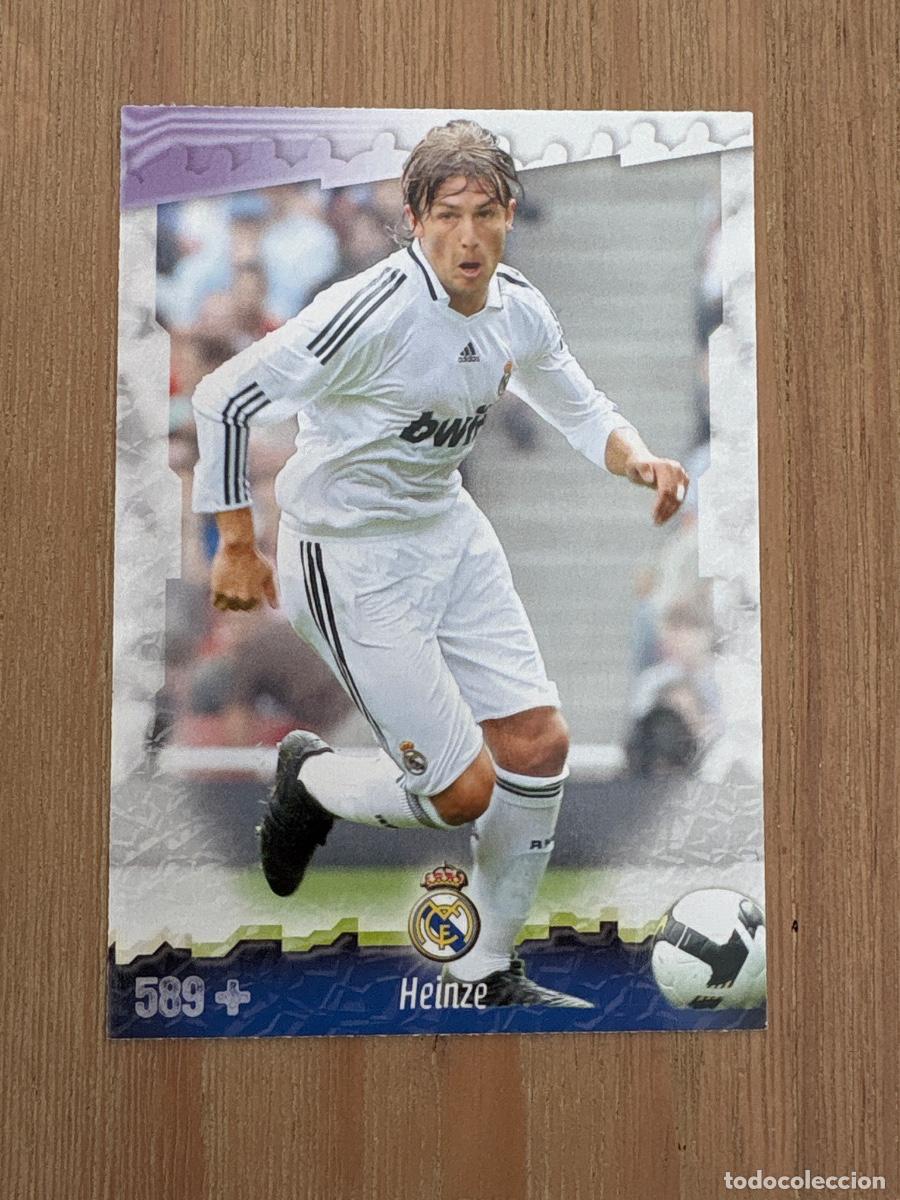 Cromos de F&uacute;tbol: 19. CROMO MUNDICROMO FICHAS LIGA 2009 ROOKIE CARD HEINZE N 590 REAL MADRID 2008-09 08-09
