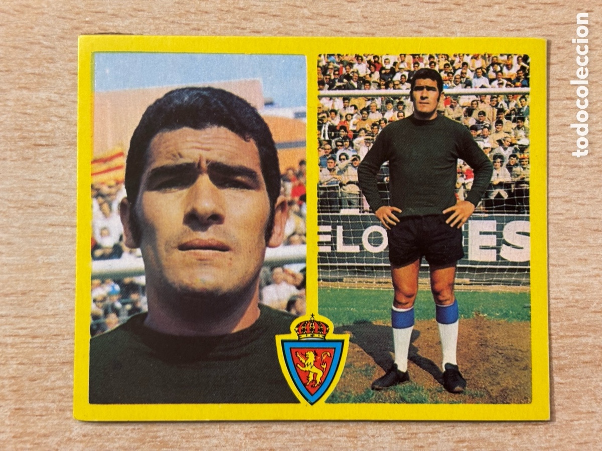 Cromos de F&uacute;tbol: Villanova Real Zaragoza Ediciones Este 72 73 recuperado en buen estado