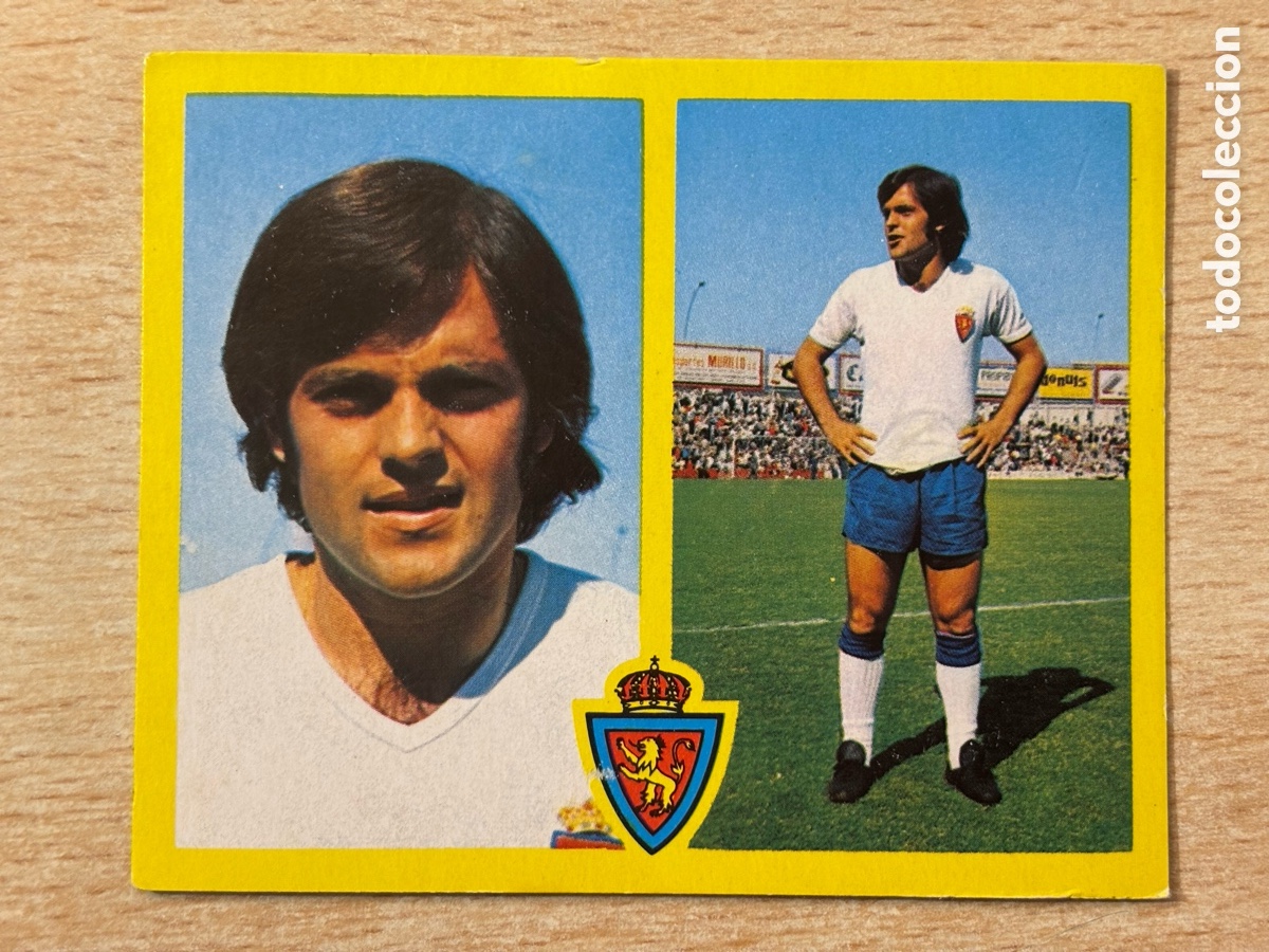 Cromos de F&uacute;tbol: Leir&oacute;s Real Zaragoza Ediciones Este 72 73 recuperado en buen estado