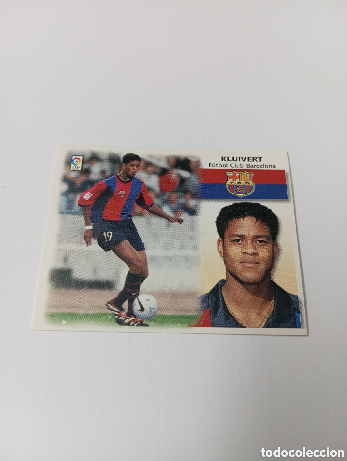 Cromos de F&uacute;tbol: KLUIVERT Barcelona LIGA ESTE 1999 2000 PANINI 99 00 NUEVO SIN PEGAR