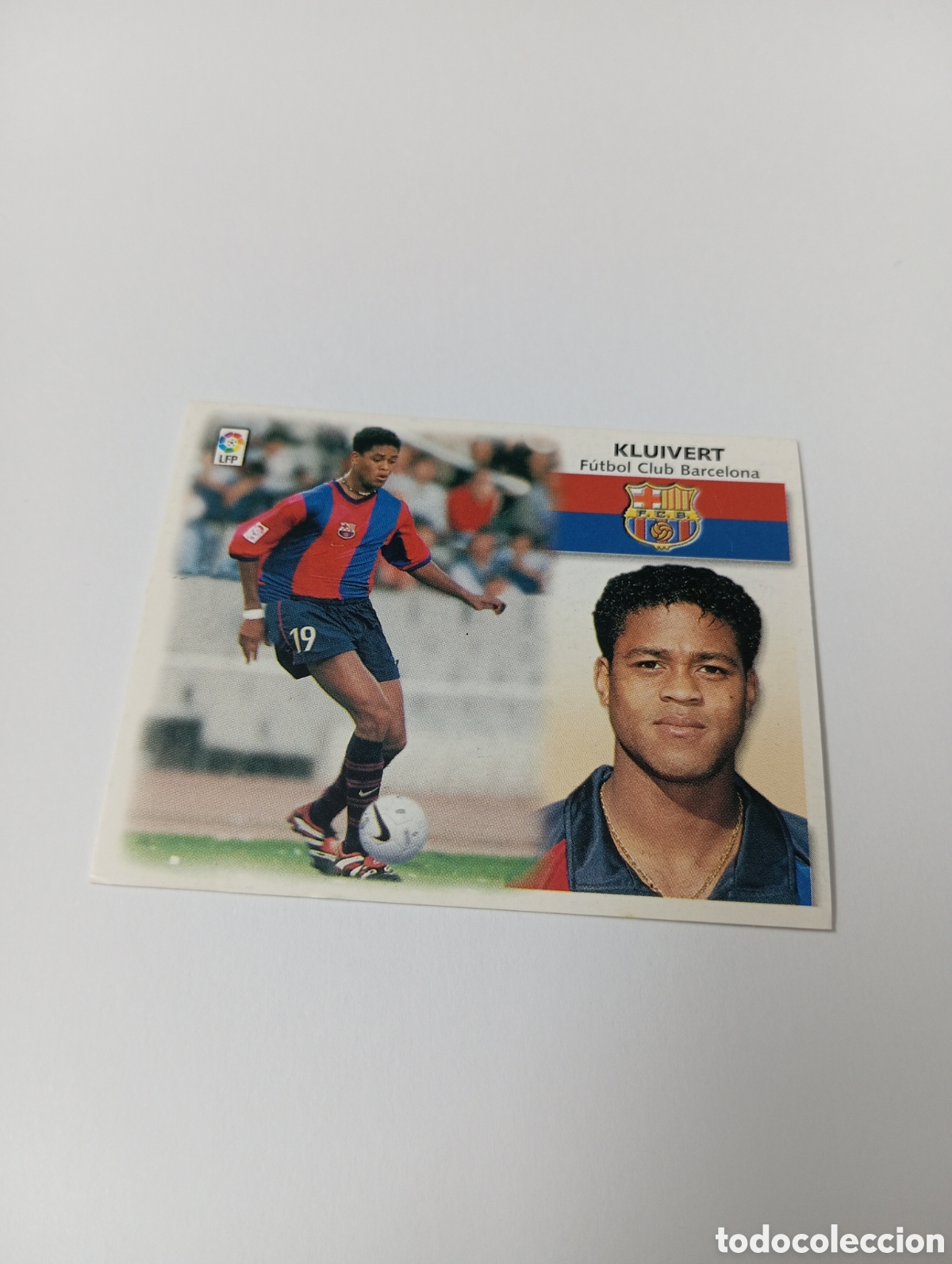 Cromos de F&uacute;tbol: KLUIVERT Barcelona LIGA ESTE 1999 2000 PANINI 99 00 NUEVO SIN PEGAR