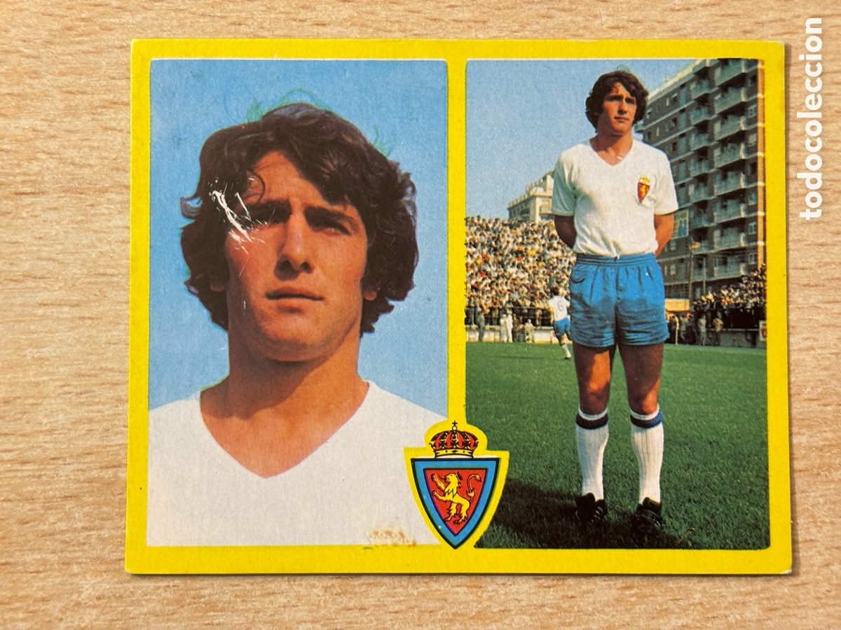 Cromos de F&uacute;tbol: Gald&oacute;s Real Zaragoza Ediciones Este 72 73 recuperado en buen estado