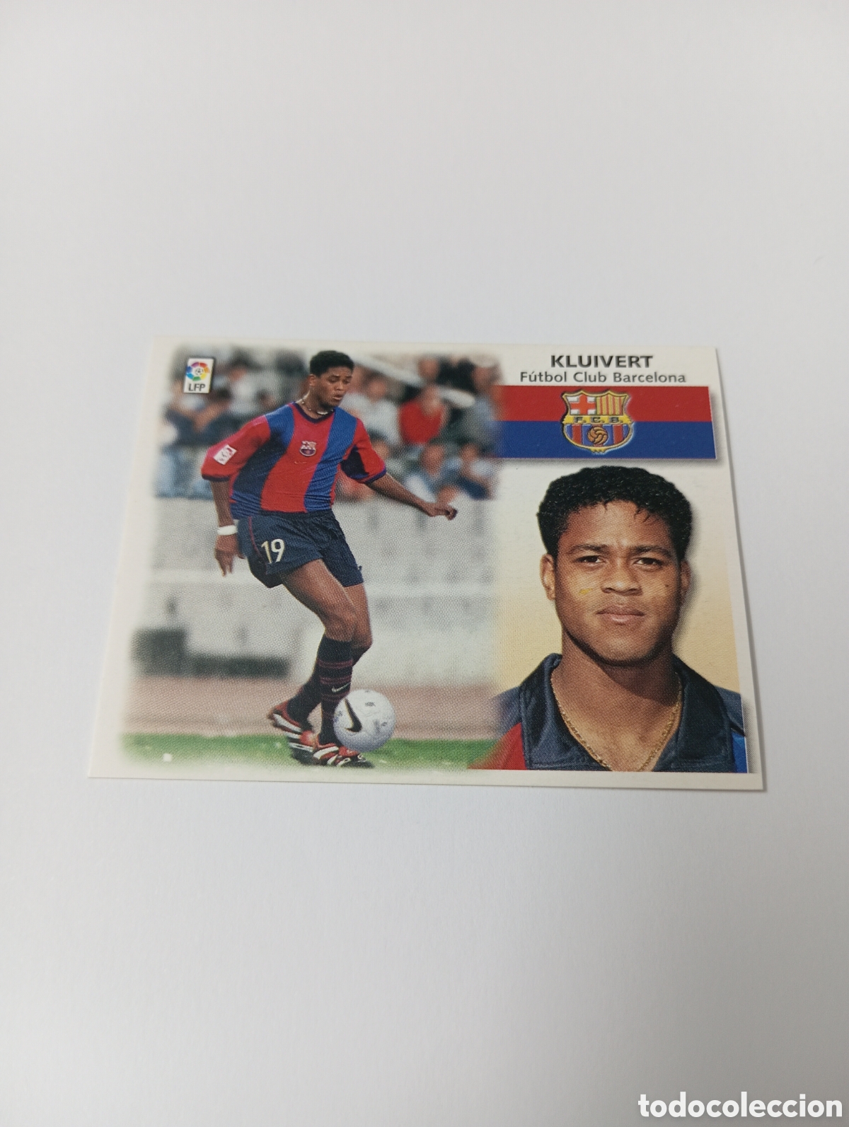 Cromos de F&uacute;tbol: KLUIVERT Barcelona LIGA ESTE 1999 2000 PANINI 99 00 NUEVO SIN PEGAR