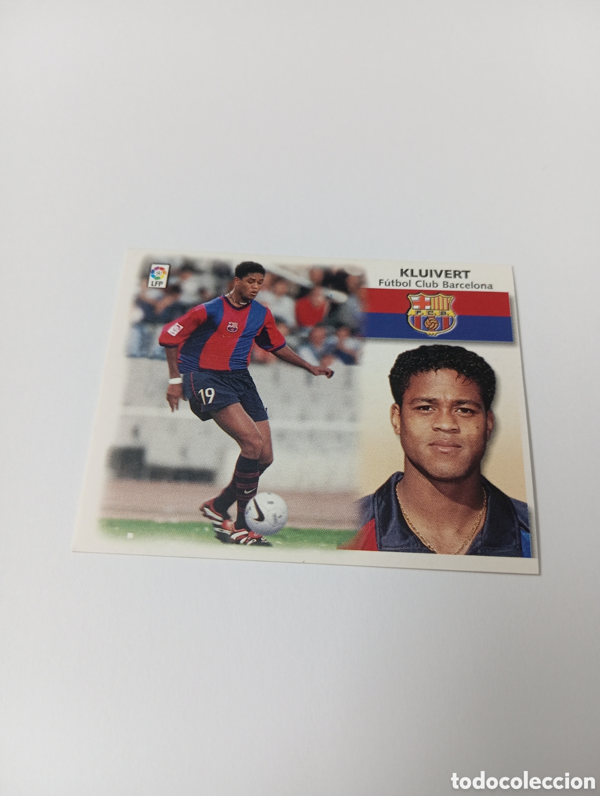 Cromos de F&uacute;tbol: KLUIVERT Barcelona LIGA ESTE 1999 2000 PANINI 99 00 NUEVO SIN PEGAR