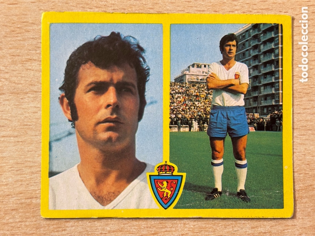 Cromos de F&uacute;tbol: Toto Real Zaragoza Ediciones Este 72 73 recuperado en buen estado