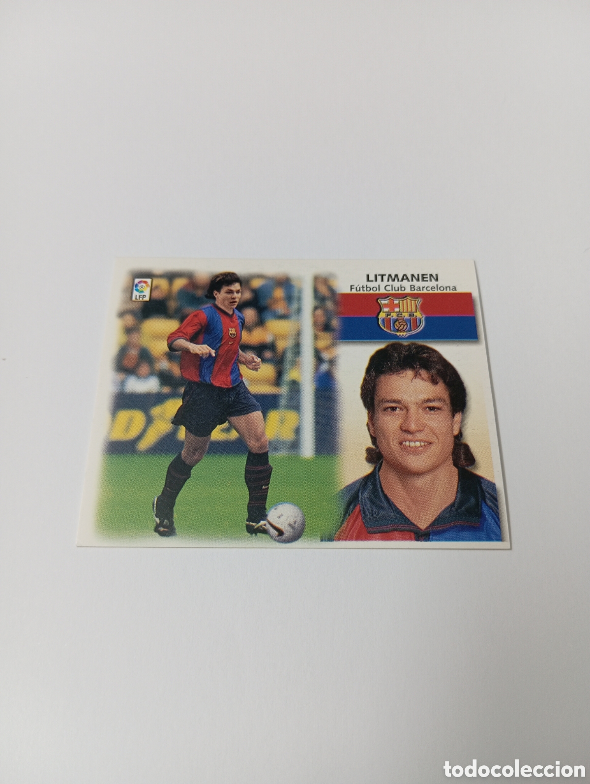Cromos de F&uacute;tbol: LITMANEN Barcelona LIGA ESTE 1999 2000 PANINI 99 00 NUEVO SIN PEGAR