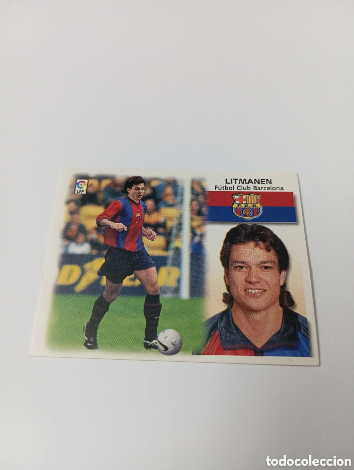 Cromos de F&uacute;tbol: LITMANEN Barcelona LIGA ESTE 1999 2000 PANINI 99 00 NUEVO SIN PEGAR