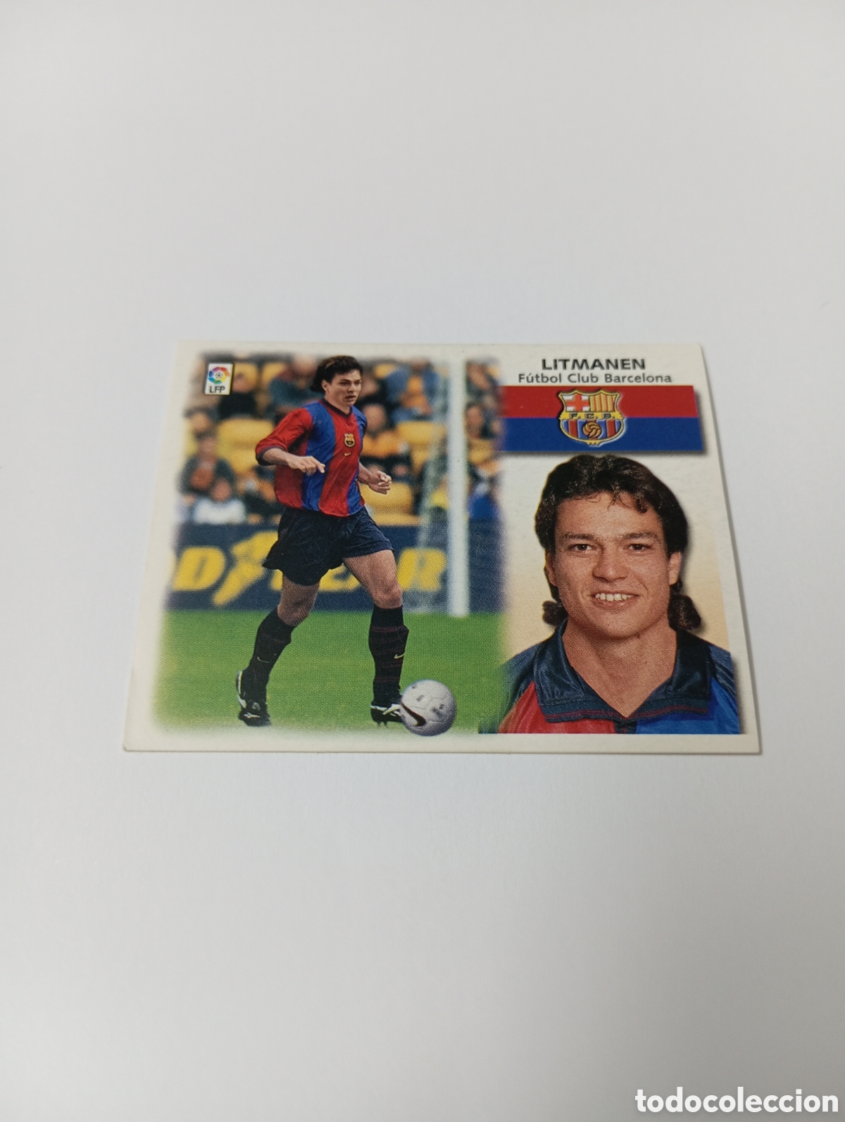 Cromos de F&uacute;tbol: LITMANEN Barcelona LIGA ESTE 1999 2000 PANINI 99 00 NUEVO SIN PEGAR