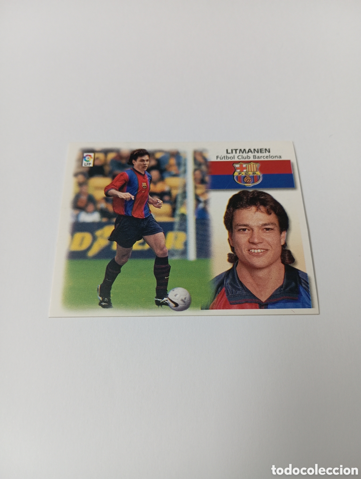 Cromos de F&uacute;tbol: LITMANEN Barcelona LIGA ESTE 1999 2000 PANINI 99 00 NUEVO SIN PEGAR