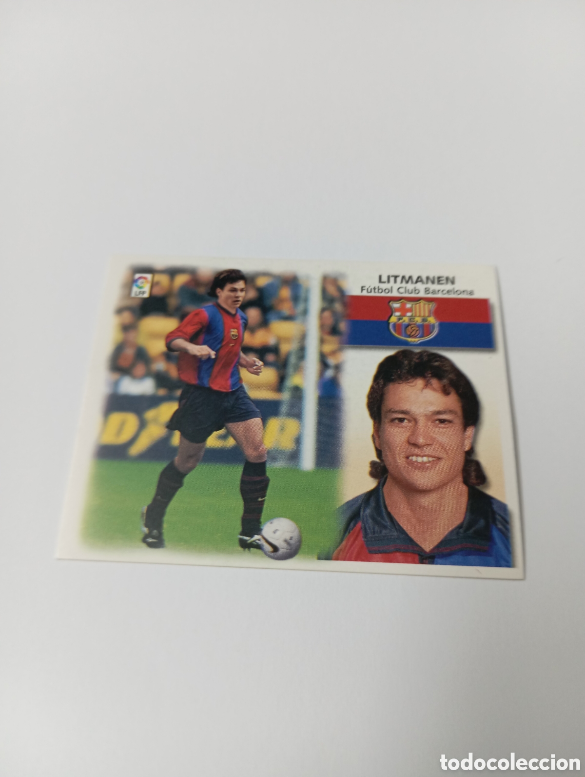 Cromos de F&uacute;tbol: LITMANEN Barcelona LIGA ESTE 1999 2000 PANINI 99 00 NUEVO SIN PEGAR