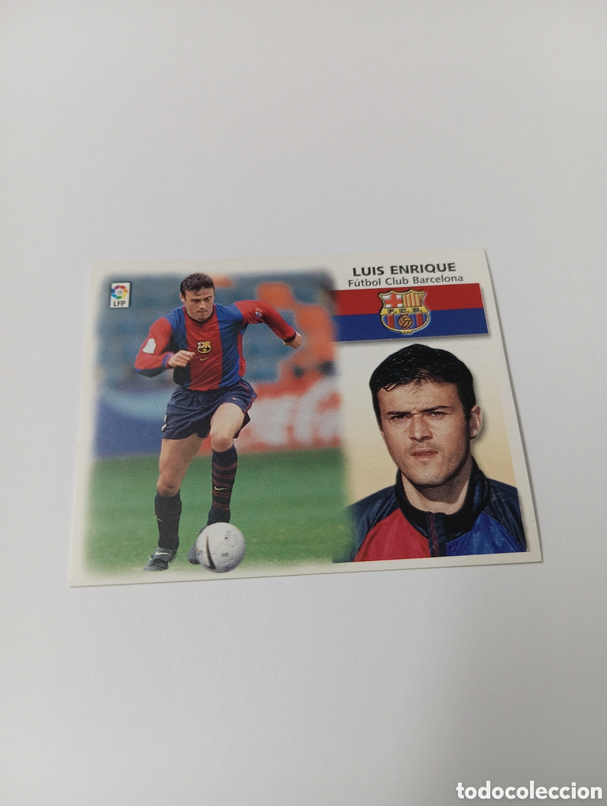 Cromos de F&uacute;tbol: LUIS ENRIQUE Barcelona LIGA ESTE 1999 2000 PANINI 99 00 NUEVO SIN PEGAR