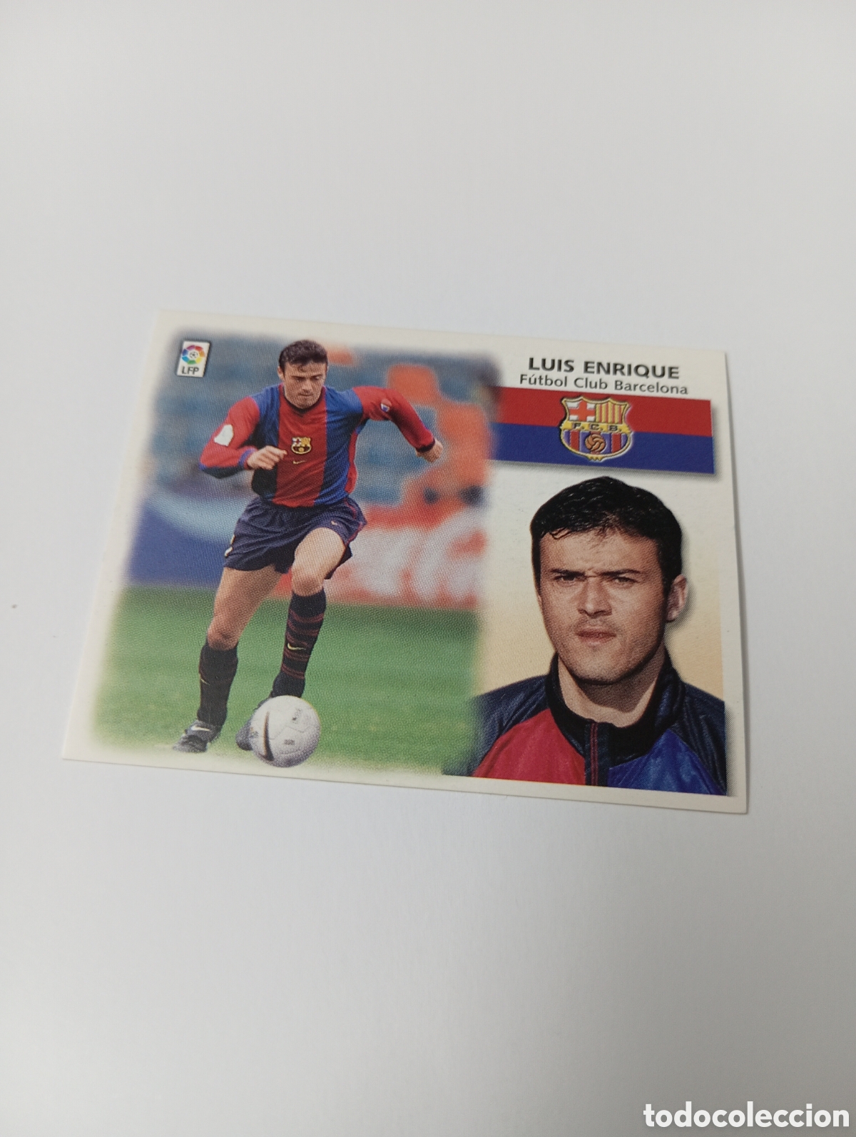 Cromos de F&uacute;tbol: LUIS ENRIQUE Barcelona LIGA ESTE 1999 2000 PANINI 99 00 NUEVO SIN PEGAR