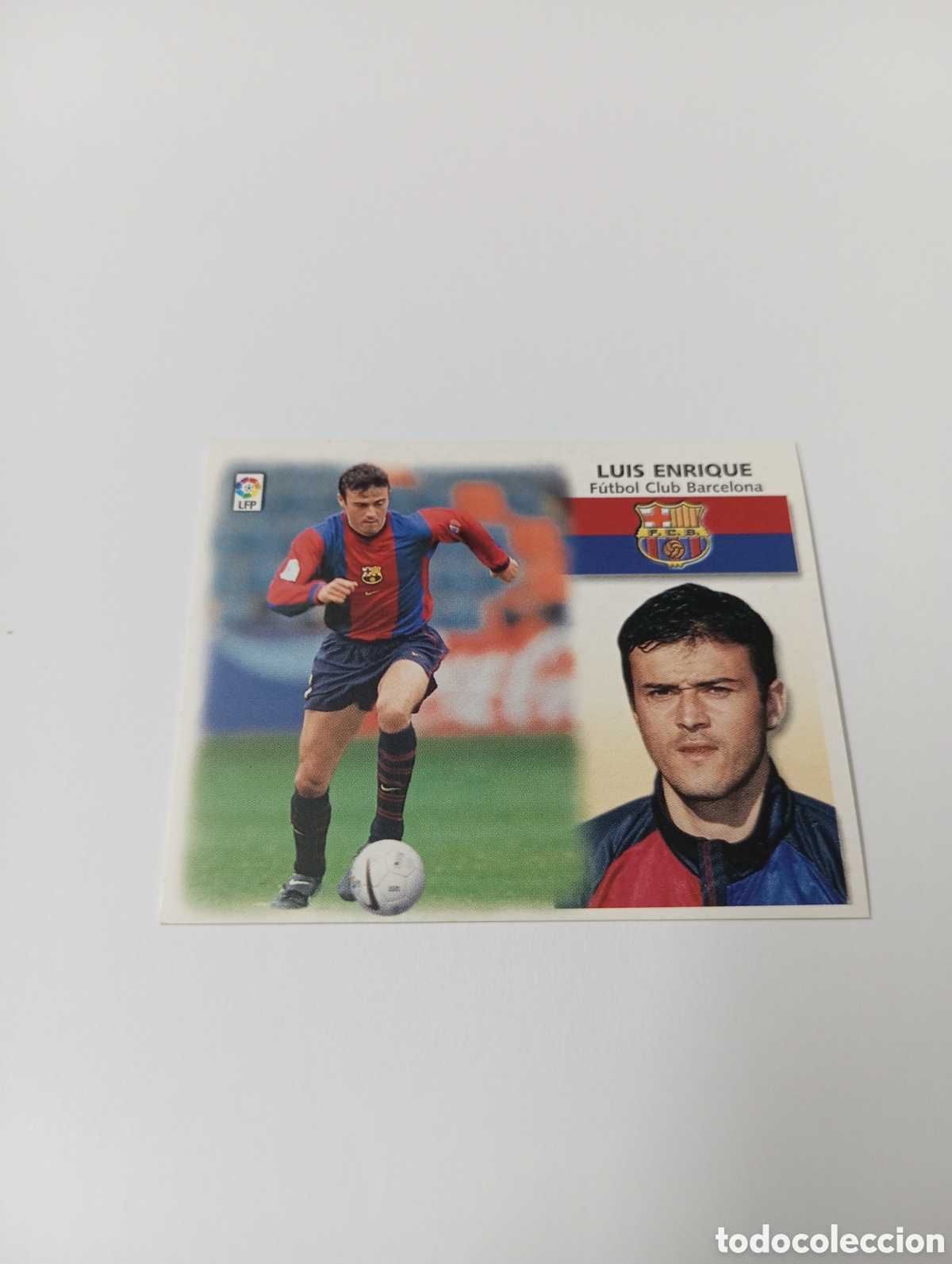 Cromos de F&uacute;tbol: LUIS ENRIQUE Barcelona LIGA ESTE 1999 2000 PANINI 99 00 NUEVO SIN PEGAR