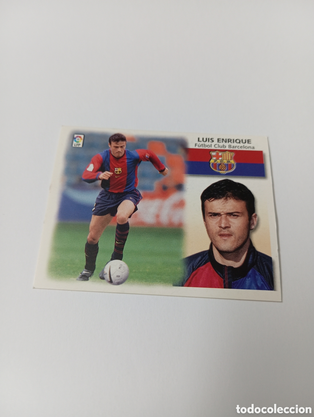 Cromos de F&uacute;tbol: LUIS ENRIQUE Barcelona LIGA ESTE 1999 2000 PANINI 99 00 NUEVO SIN PEGAR