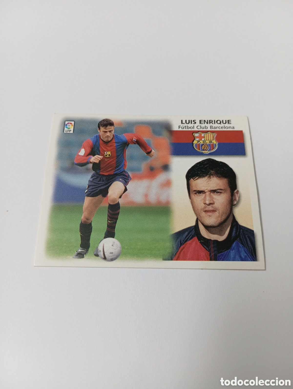 Cromos de F&uacute;tbol: LUIS ENRIQUE Barcelona LIGA ESTE 1999 2000 PANINI 99 00 NUEVO SIN PEGAR