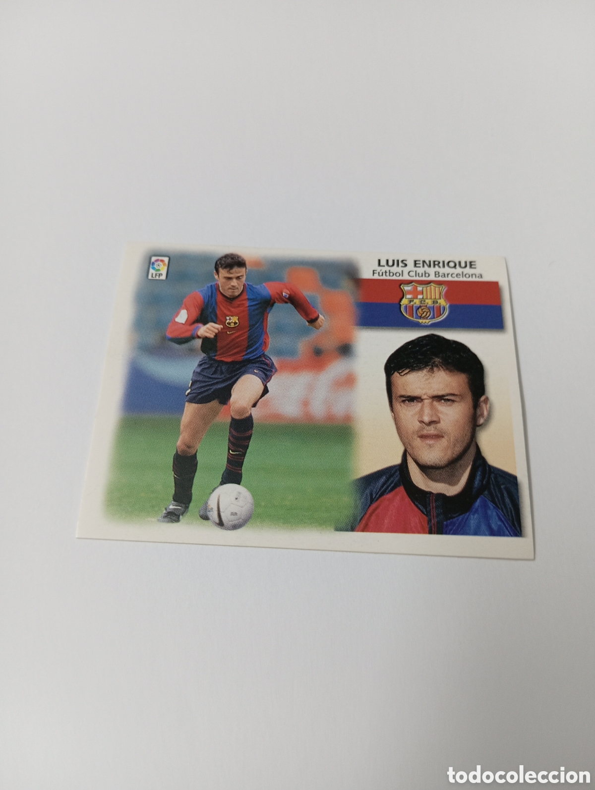 Cromos de F&uacute;tbol: LUIS ENRIQUE Barcelona LIGA ESTE 1999 2000 PANINI 99 00 NUEVO SIN PEGAR