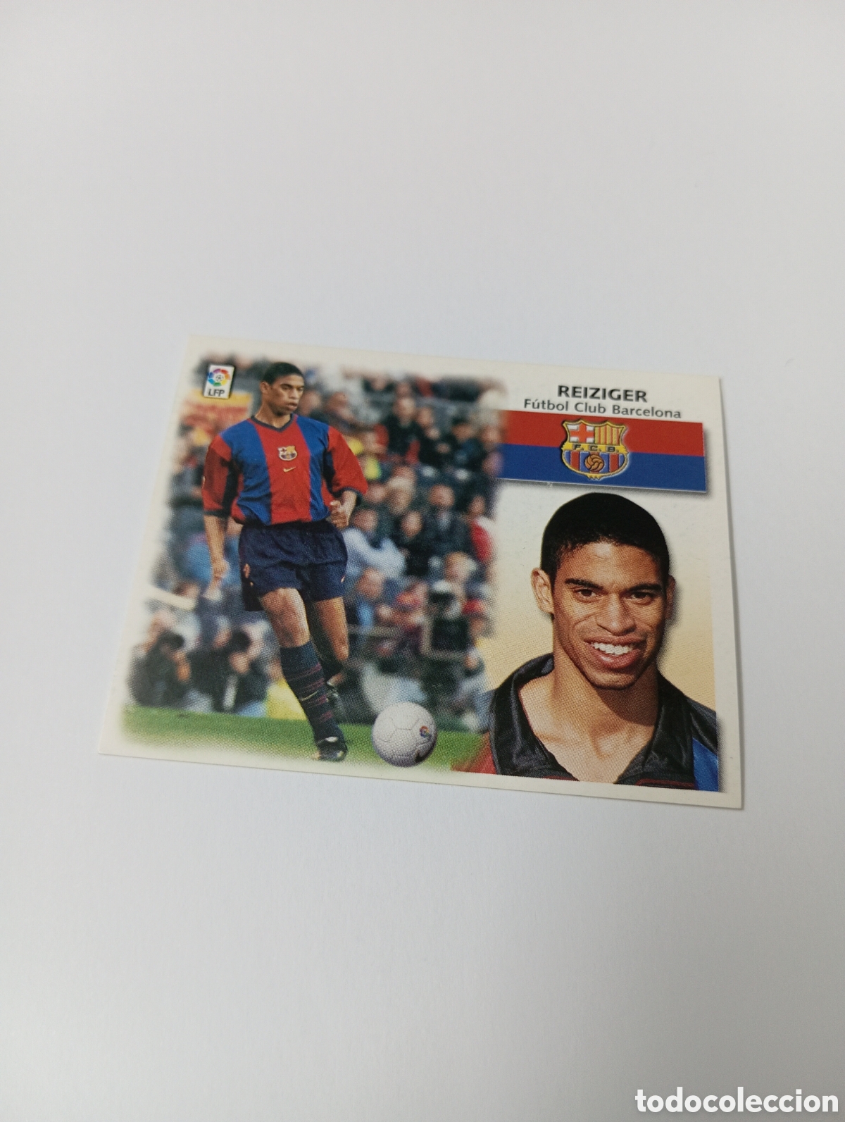 Cromos de F&uacute;tbol: REIZIGER Barcelona LIGA ESTE 1999 2000 PANINI 99 00 NUEVO SIN PEGAR
