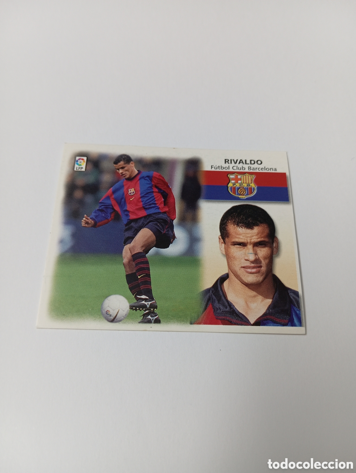 Cromos de F&uacute;tbol: RIVALDO Barcelona LIGA ESTE 1999 2000 PANINI 99 00 NUEVO SIN PEGAR