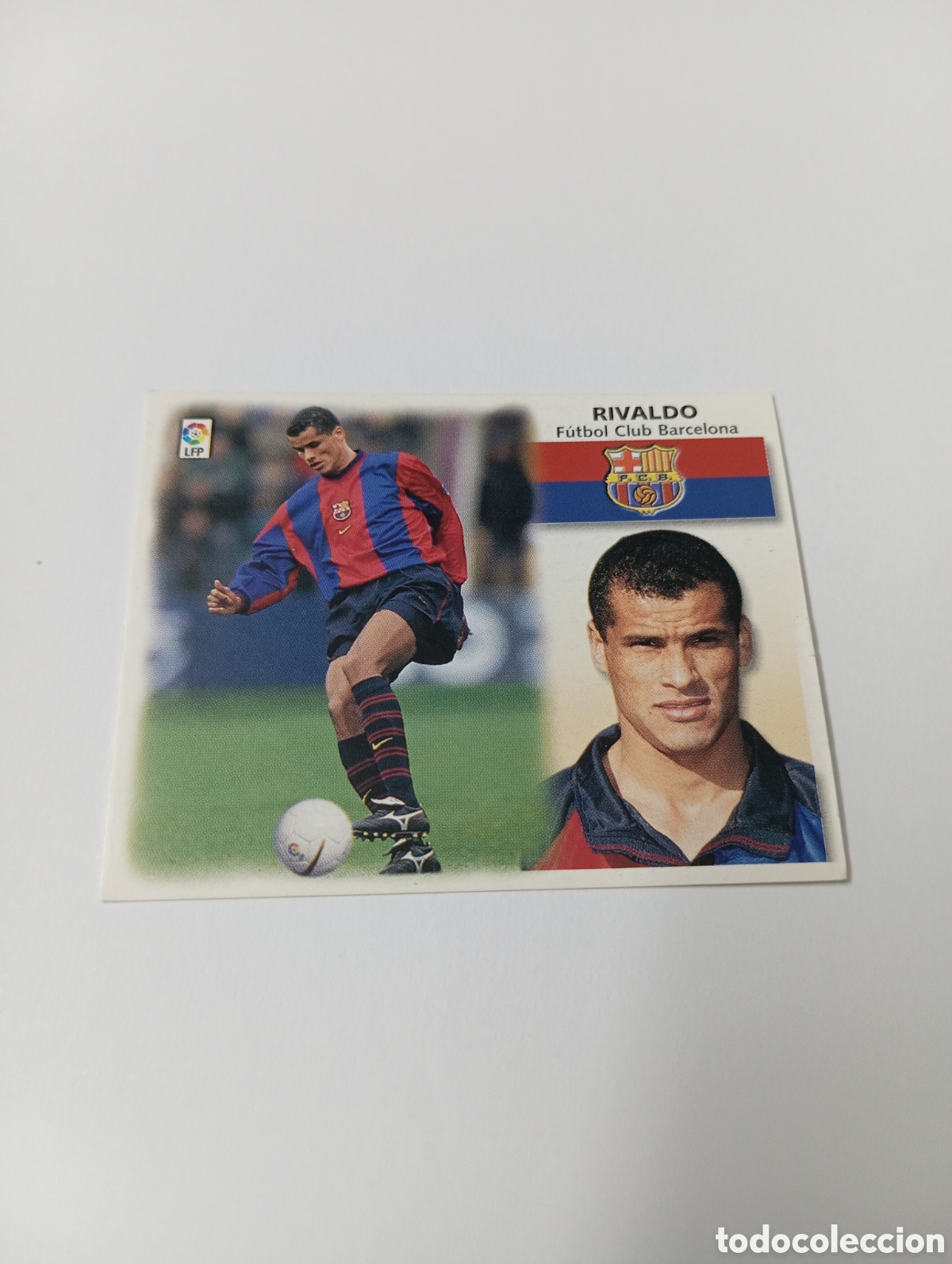Cromos de F&uacute;tbol: RIVALDO Barcelona LIGA ESTE 1999 2000 PANINI 99 00 NUEVO SIN PEGAR