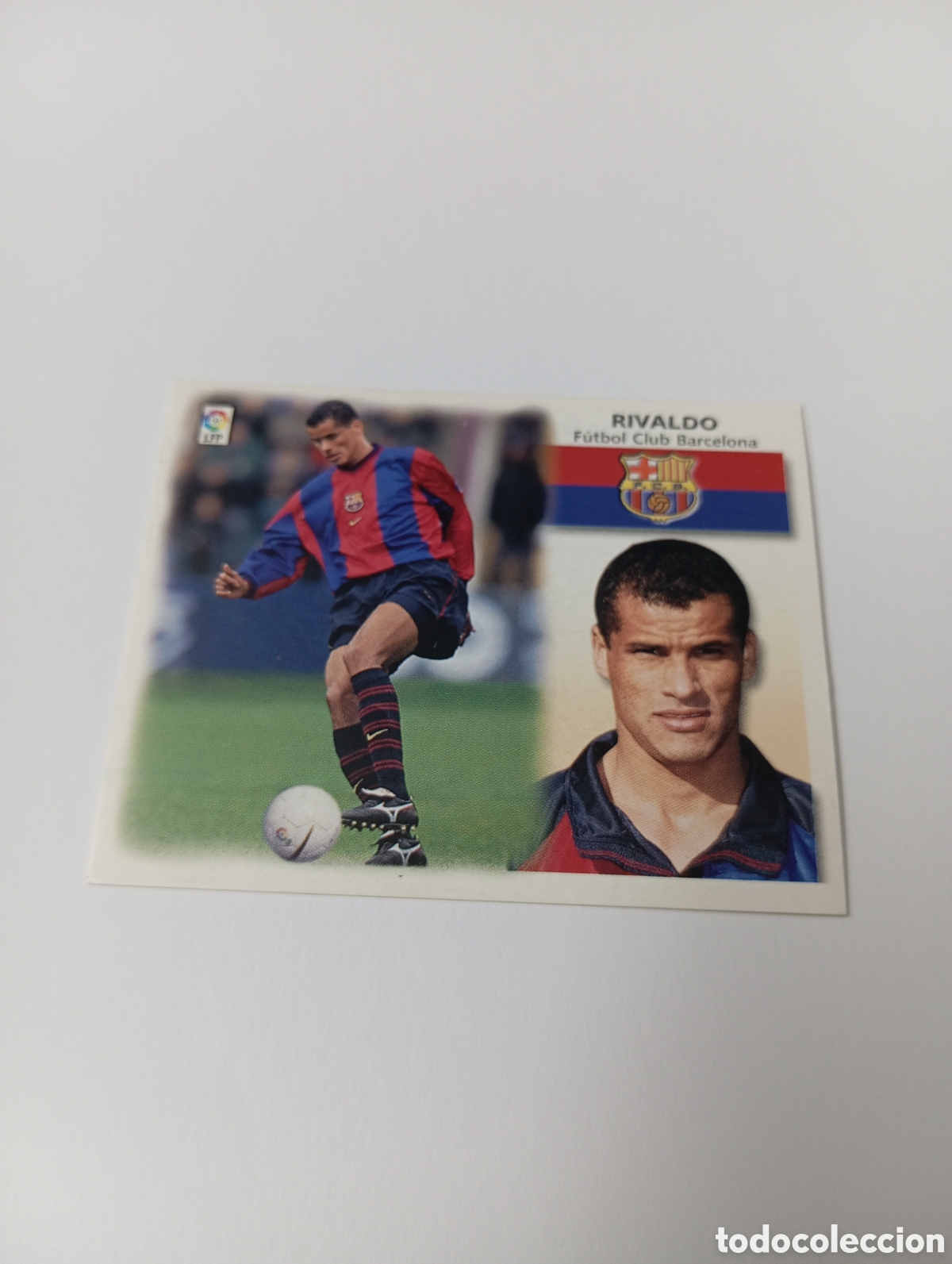 Cromos de F&uacute;tbol: RIVALDO Barcelona LIGA ESTE 1999 2000 PANINI 99 00 NUEVO SIN PEGAR