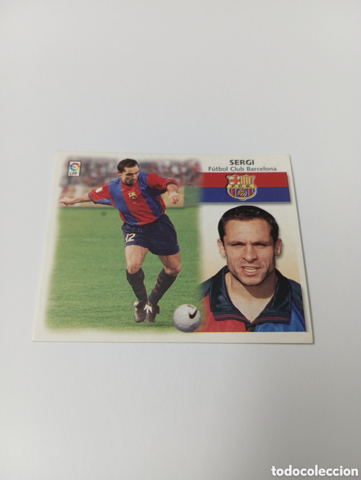 Cromos de F&uacute;tbol: SERGI Barcelona LIGA ESTE 1999 2000 PANINI 99 00 NUEVO SIN PEGAR