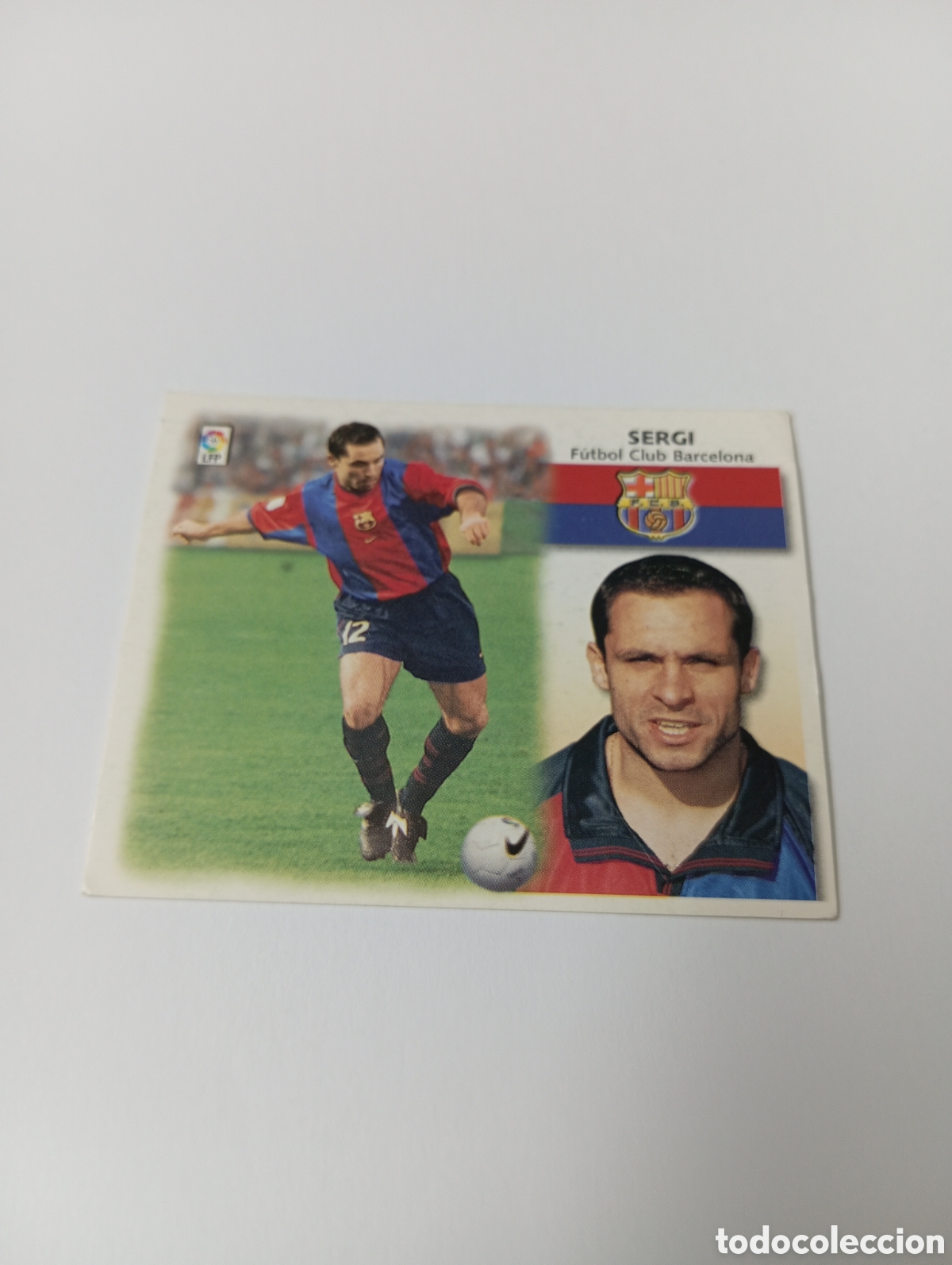 Cromos de F&uacute;tbol: SERGI Barcelona LIGA ESTE 1999 2000 PANINI 99 00 NUEVO SIN PEGAR