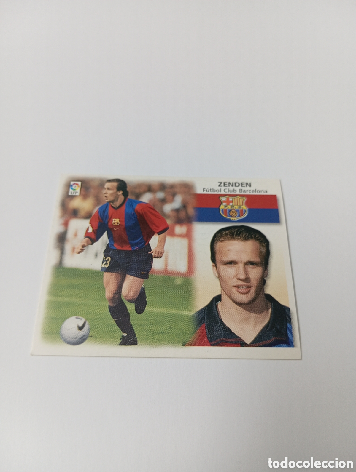 Cromos de F&uacute;tbol: ZENDEN Barcelona LIGA ESTE 1999 2000 PANINI 99 00 NUEVO SIN PEGAR