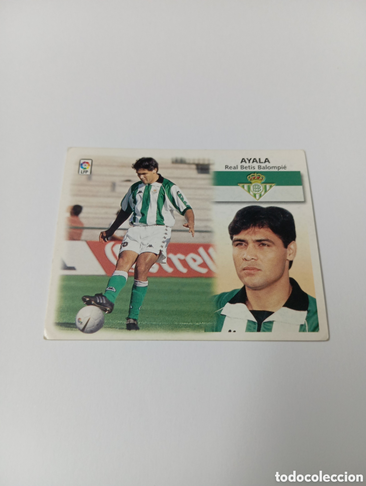 Cartes &agrave; collectionner de Football: AYALA BAJA Betis LIGA ESTE 1999 2000 PANINI 99 00 NUEVO SIN PEGAR