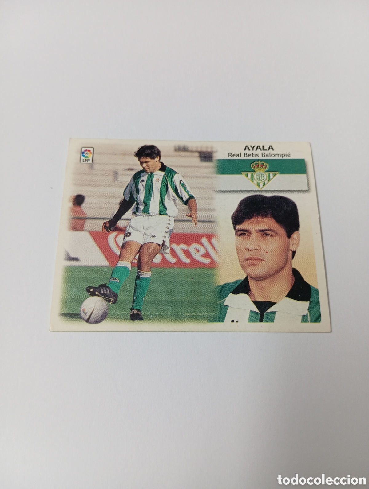 Cartes &agrave; collectionner de Football: AYALA BAJA Betis LIGA ESTE 1999 2000 PANINI 99 00 NUEVO SIN PEGAR