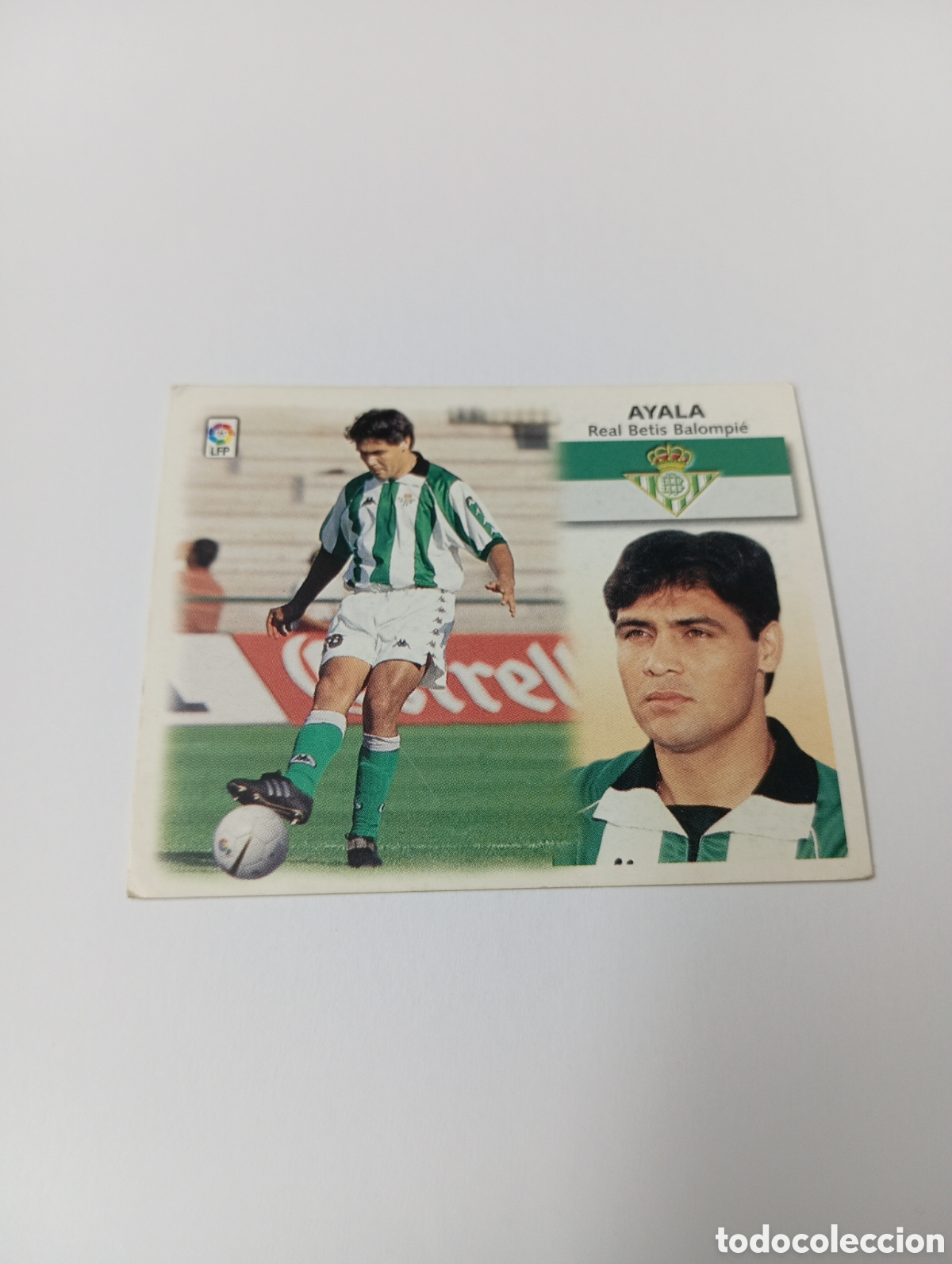Cartes &agrave; collectionner de Football: AYALA BAJA Betis LIGA ESTE 1999 2000 PANINI 99 00 NUEVO SIN PEGAR