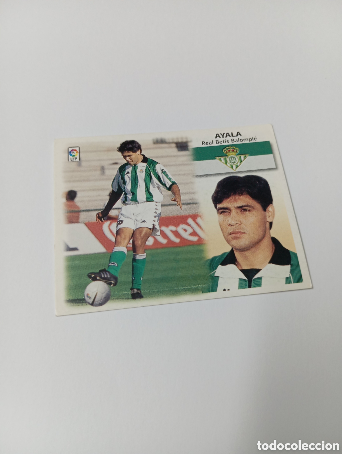 Cartes &agrave; collectionner de Football: AYALA BAJA Betis LIGA ESTE 1999 2000 PANINI 99 00 NUEVO SIN PEGAR