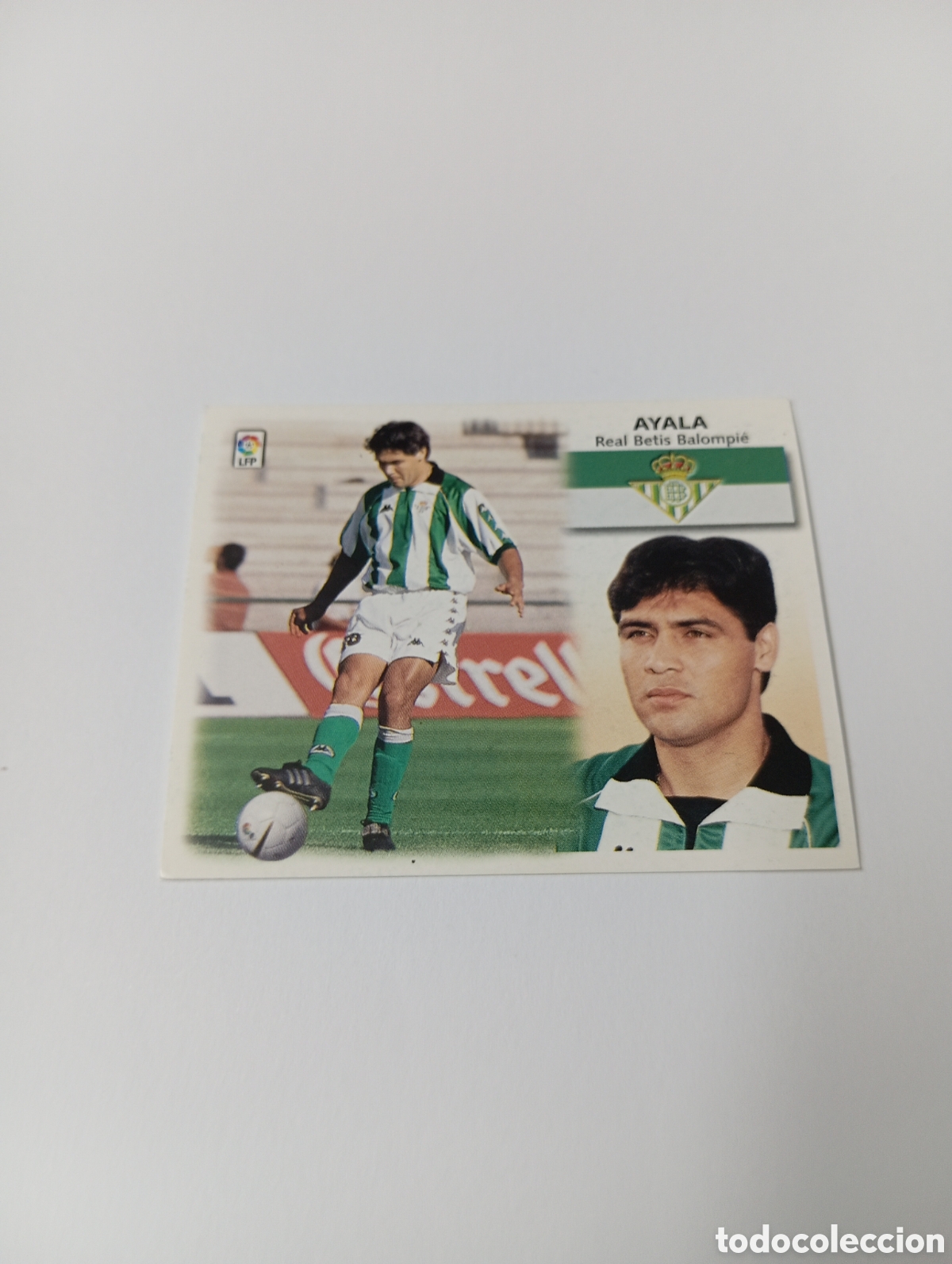 Cromos de F&uacute;tbol: AYALA BAJA Betis LIGA ESTE 1999 2000 PANINI 99 00 NUEVO SIN PEGAR