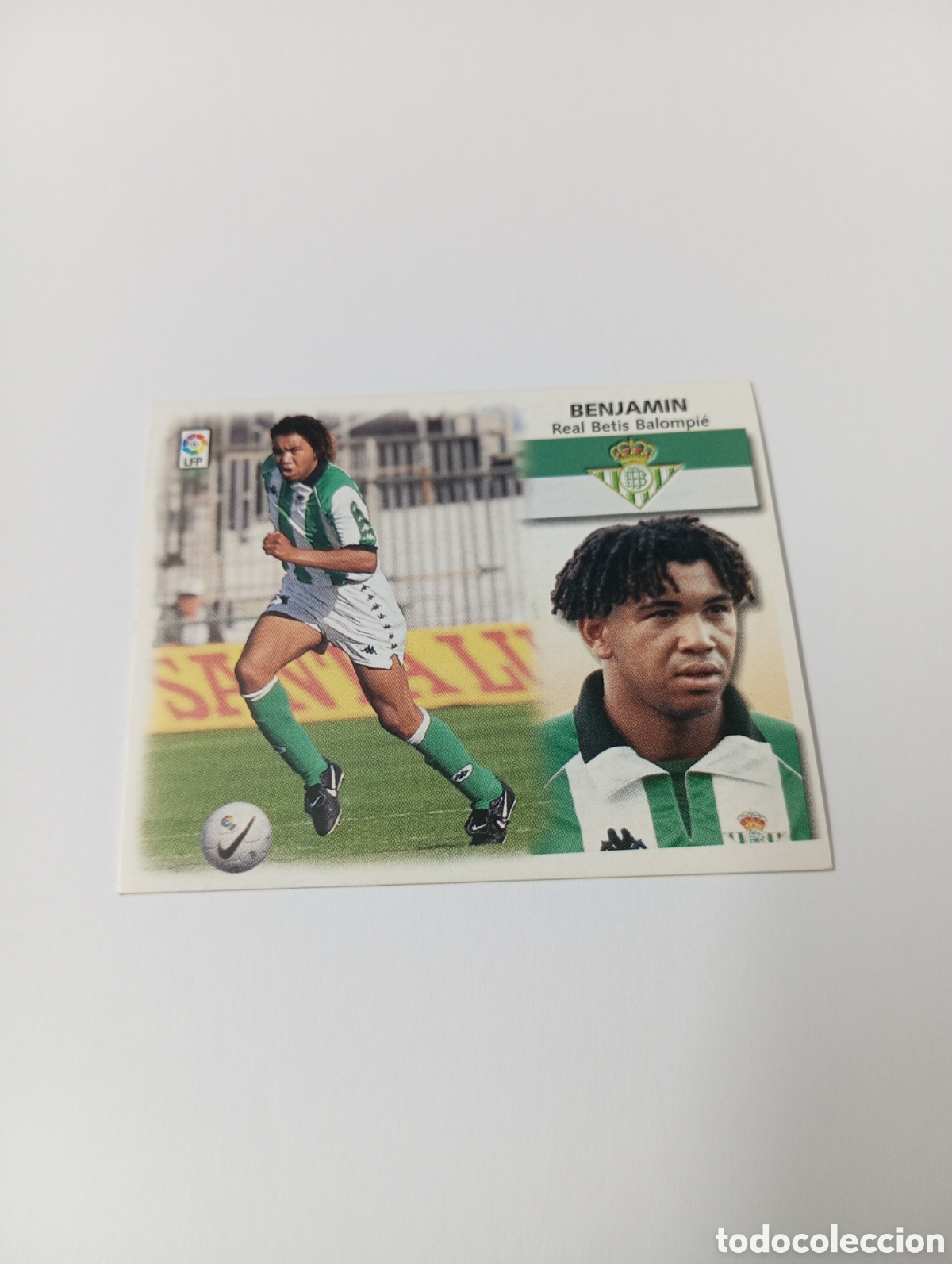 Cromos de F&uacute;tbol: BENJAM&Iacute;N Betis LIGA ESTE 1999 2000 PANINI 99 00 NUEVO SIN PEGAR