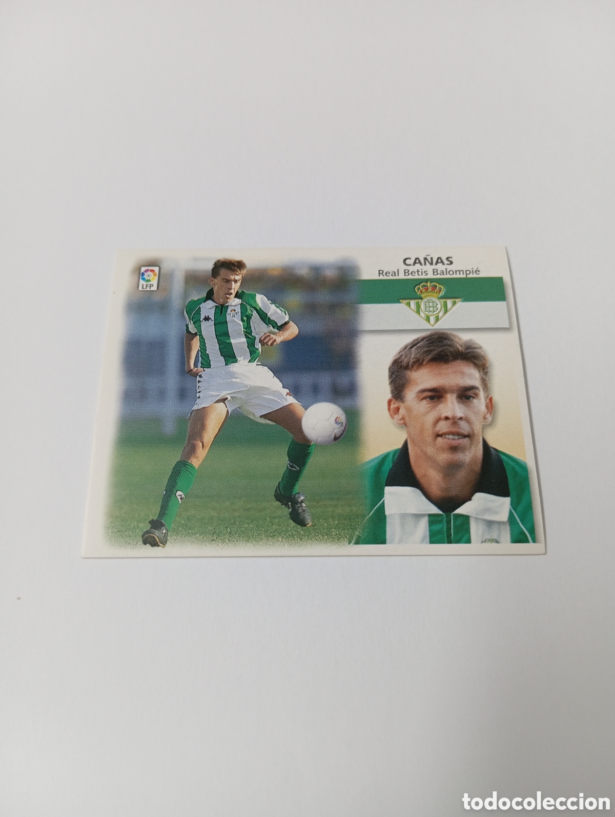 Cromos de F&uacute;tbol: CA&Ntilde;AS Betis LIGA ESTE 1999 2000 PANINI 99 00 NUEVO SIN PEGAR