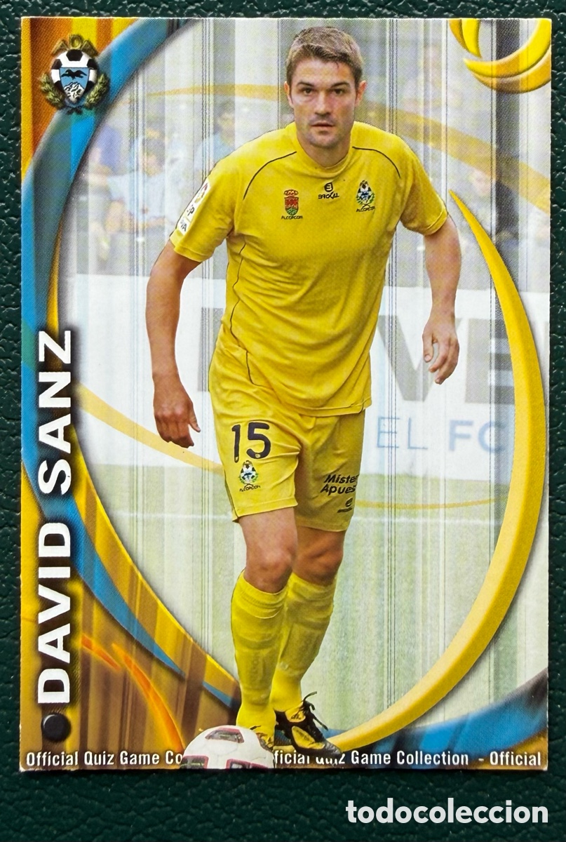Fu&szlig;ball-Sticker: 1268 DAVID SANZ AD ALCORCON FICHAS ALBUM MUNDICROMO 2010 2011 10 11