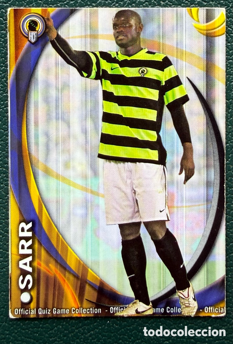 Fu&szlig;ball-Sticker: 1332 SARR HERCULES CF FICHAS ALBUM MUNDICROMO 2010 2011 10 11