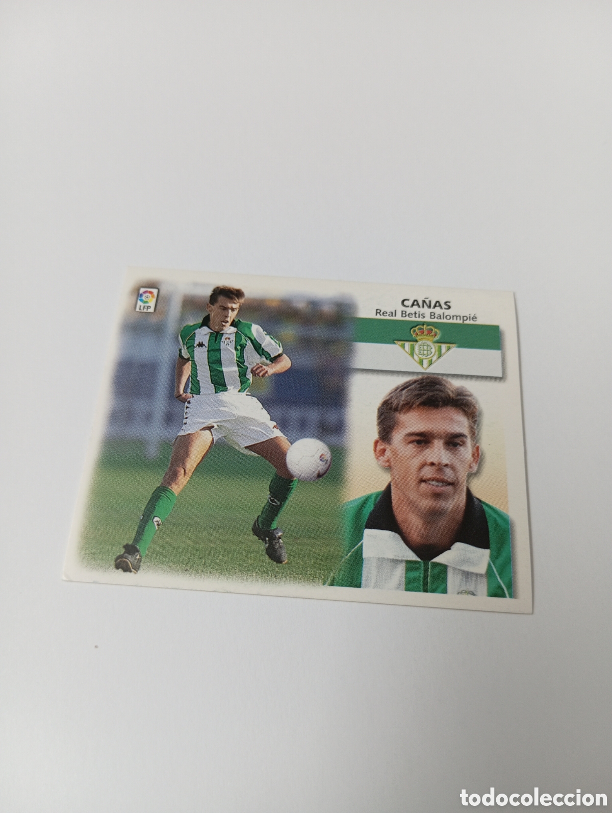 Cromos de F&uacute;tbol: CA&Ntilde;AS Betis LIGA ESTE 1999 2000 PANINI 99 00 NUEVO SIN PEGAR